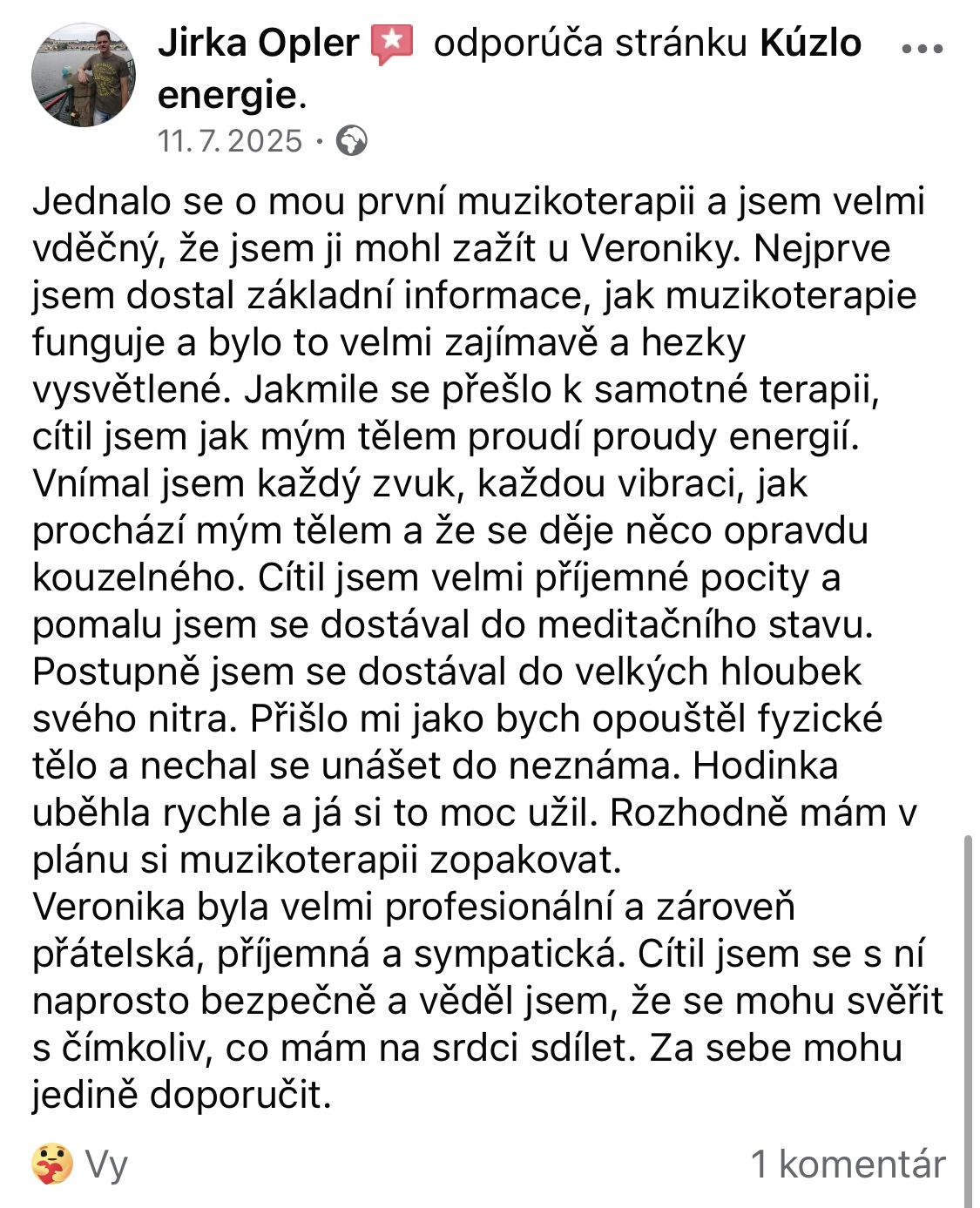 Recenzia od Jirku Oplera