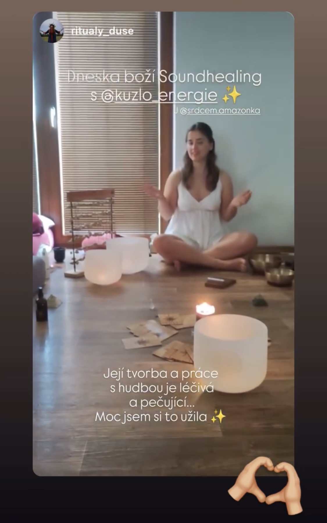 Príspevok zo soundhealing večera